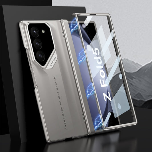 For Samsung Galaxy Z Fold5 GKK Integrated Folding Supercar Phone Case(Titanium Grey) by GKK
