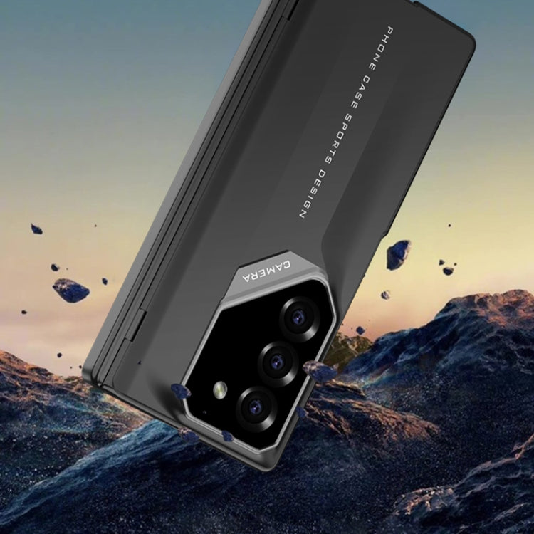 For Samsung Galaxy Z Fold5 GKK Integrated Folding Supercar Phone Case(Titanium Grey) by GKK