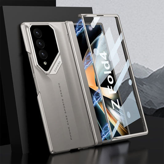 For Samsung Galaxy Z Fold4 GKK Integrated Folding Supercar Phone Case(Titanium Grey) by GKK