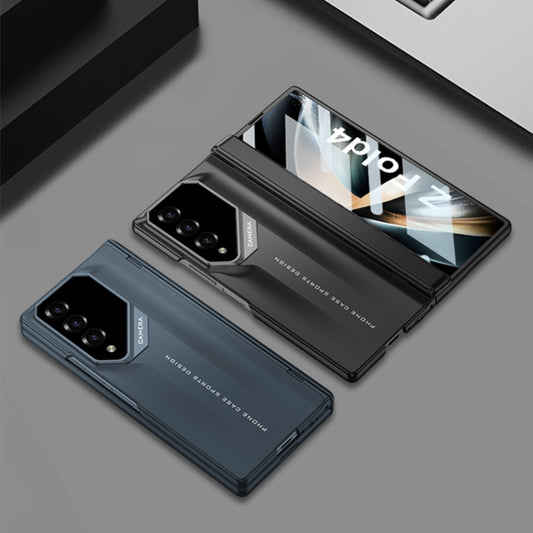 For Samsung Galaxy Z Fold4 GKK Integrated Folding Supercar Phone Case(Titanium Grey) by GKK