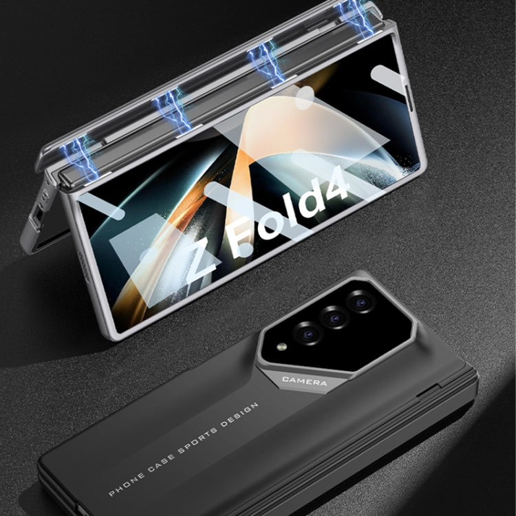 For Samsung Galaxy Z Fold4 GKK Integrated Folding Supercar Phone Case(Titanium Grey) by GKK