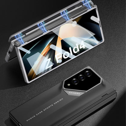 For Samsung Galaxy Z Fold4 GKK Integrated Folding Supercar Phone Case(Titanium Grey) by GKK