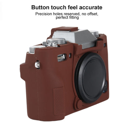 For FUJIFILM X-T30 II Soft Silicone Protective Case(Coffee) by bashfashion