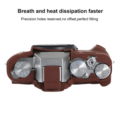 For FUJIFILM X-T30 II Soft Silicone Protective Case(Coffee) by bashfashion