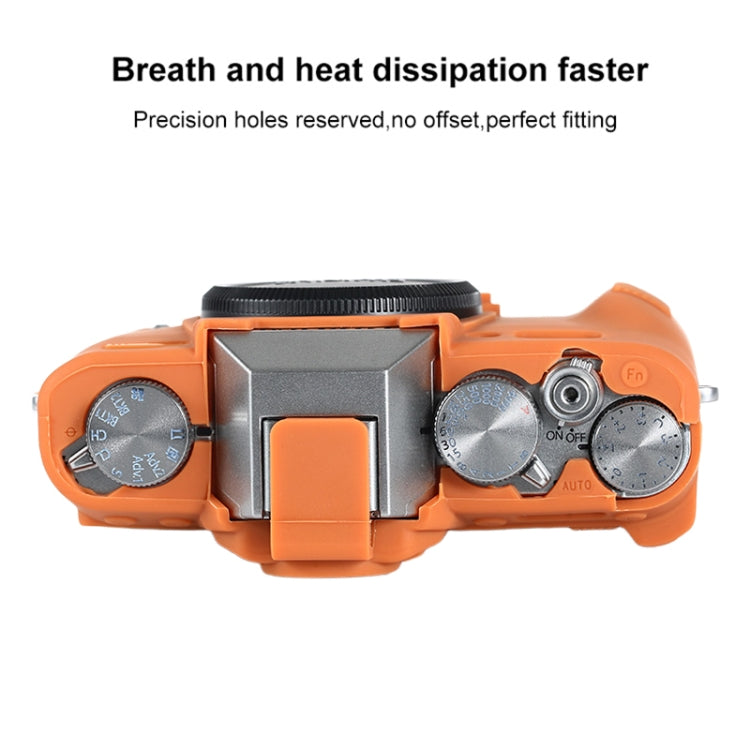 For FUJIFILM X-T30 II Soft Silicone Protective Case(Orange) by bashfashion