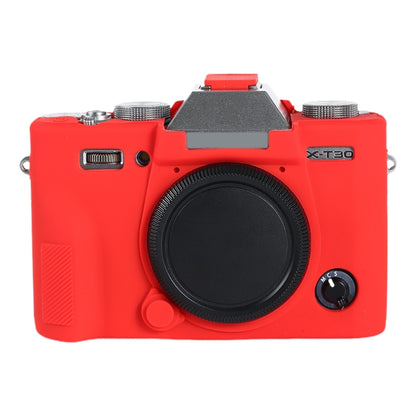For FUJIFILM X-T30 II Soft Silicone Protective Case(Red) by bashfashion