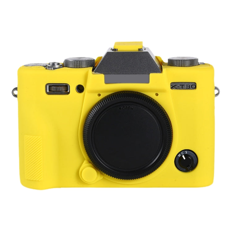 For FUJIFILM X-T30 II Soft Silicone Protective Case(Yellow) by bashfashion