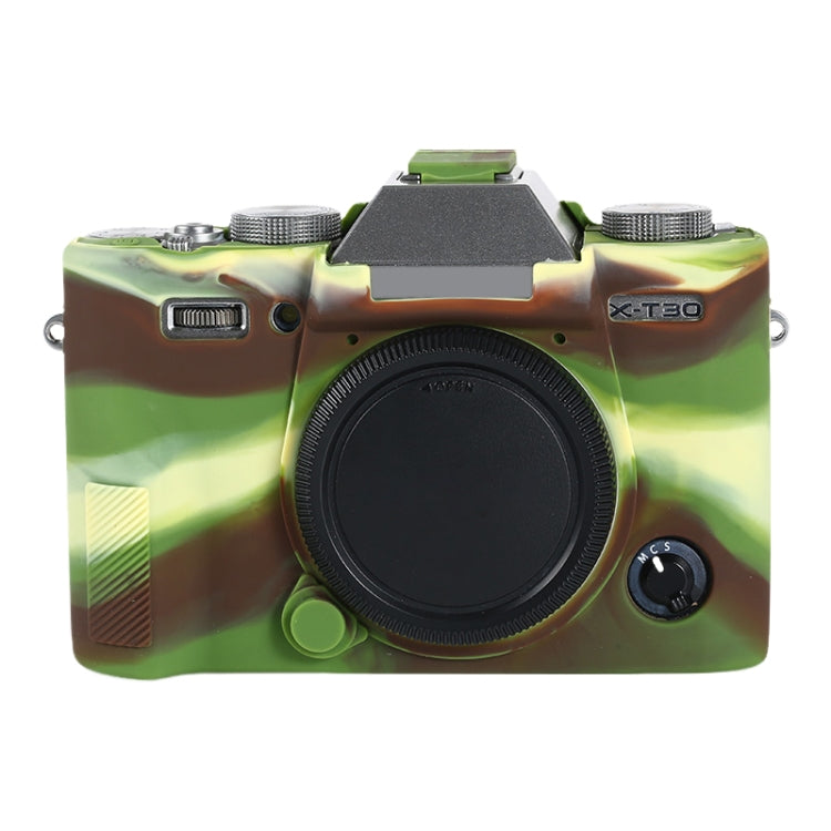For FUJIFILM X-T30 II Soft Silicone Protective Case(Camouflage) by bashfashion
