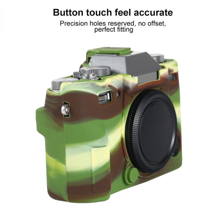 For FUJIFILM X-T30 II Soft Silicone Protective Case(Camouflage) by bashfashion