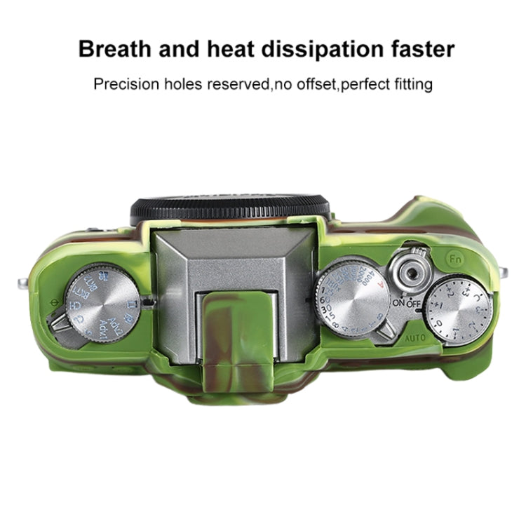 For FUJIFILM X-T30 II Soft Silicone Protective Case(Camouflage) by bashfashion