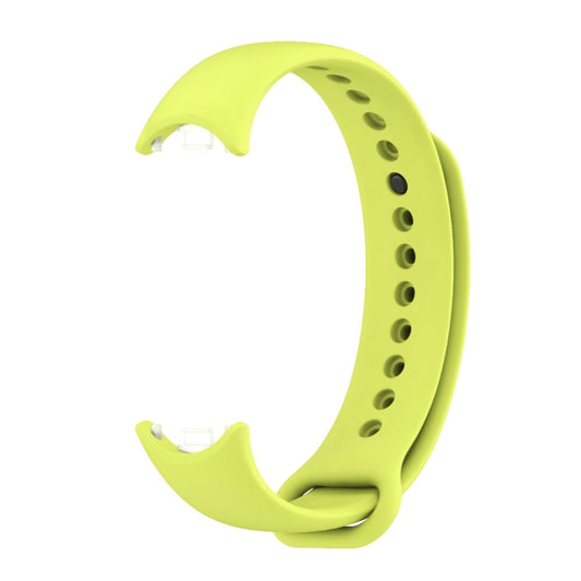 For Xiaomi Smart Band 9 / 8 MIJOBS Metal Buckle Solid Color Silicone Watch Band(Grass Green) by MIJOBS