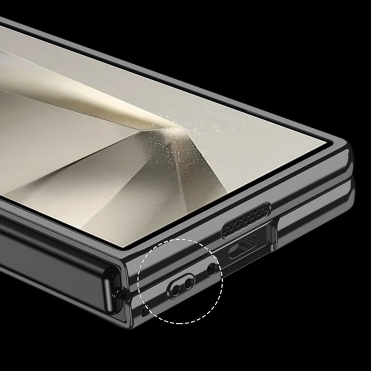 For Samsung Galaxy Z Fold6 GKK Integrated Electroplating Phantom Full Coverage Phone Case(Transparent) by GKK