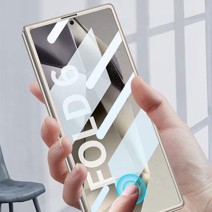 For Samsung Galaxy Z Fold6 GKK Integrated Electroplating Telescope Full Coverage Phone Case(Green) by GKK