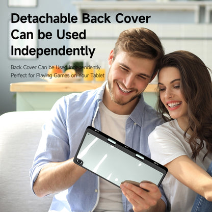 For Samsung Galaxy Tab S6 Lite 2024 DUX DUCIS Magi Series Smart Leather Tablet Case(Black) by DUX DUCIS