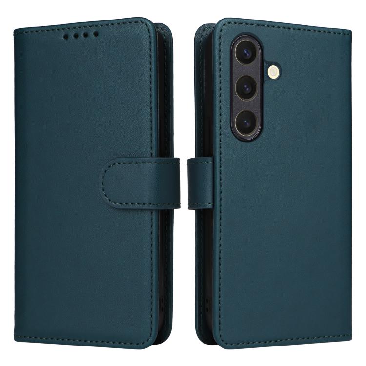 For Samsung Galaxy S25 5G BETOPNICE BN-005 2 in 1 Detachable Imitate Genuine Leather Phone Case(Blue) by BETOPNICE