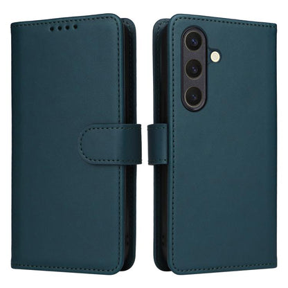 For Samsung Galaxy S25 5G BETOPNICE BN-005 2 in 1 Detachable Imitate Genuine Leather Phone Case(Blue) by BETOPNICE