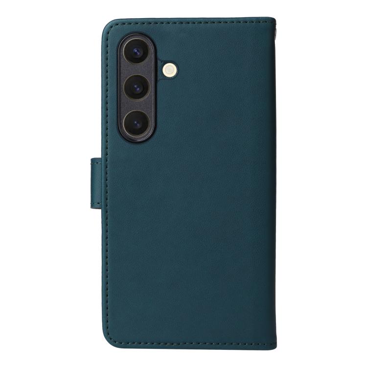For Samsung Galaxy S25 5G BETOPNICE BN-005 2 in 1 Detachable Imitate Genuine Leather Phone Case(Blue) by BETOPNICE