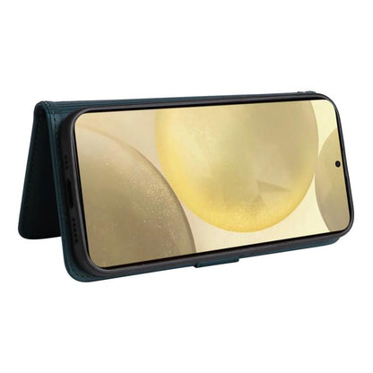 For Samsung Galaxy S25 5G BETOPNICE BN-005 2 in 1 Detachable Imitate Genuine Leather Phone Case(Blue) by BETOPNICE