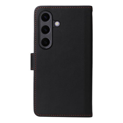 For Samsung Galaxy S25+ 5G BETOPNICE BN-005 2 in 1 Detachable Imitate Genuine Leather Phone Case(Black) by BETOPNICE