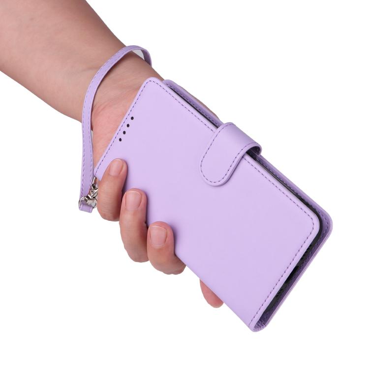 For Samsung Galaxy S25 Ultra 5G BETOPNICE BN-005 2 in 1 Detachable Imitate Genuine Leather Phone Case(Light Purple) by BETOPNICE