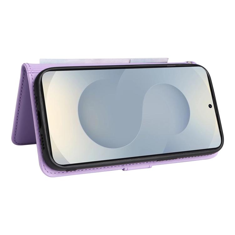 For Samsung Galaxy S25 Edge 5G BETOPNICE BN-005 2 in 1 Detachable Imitate Genuine Leather Phone Case(Light Purple) by BETOPNICE