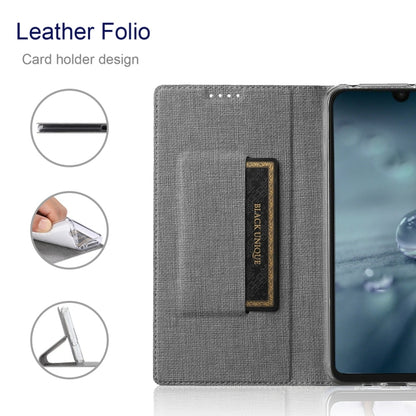 For Sharp Aquos Wish4 ViLi DMX Series TPU + PU Leather Magnetic Phone Case(Grey) by ViLi