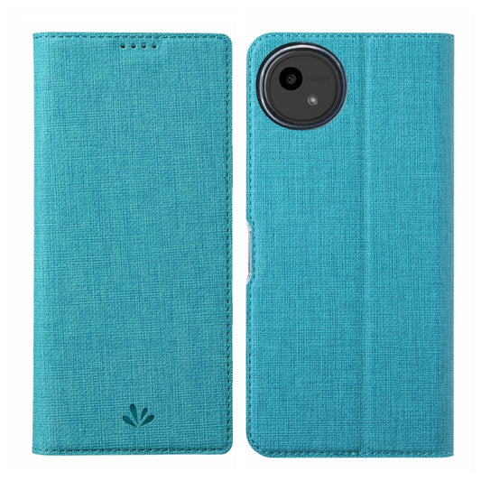 For Sharp Aquos Wish4 ViLi DMX Series TPU + PU Leather Magnetic Phone Case(Blue) by ViLi