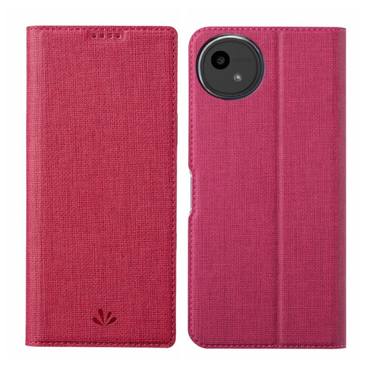 For Sharp Aquos Wish4 ViLi DMX Series TPU + PU Leather Magnetic Phone Case(Rose Red) by ViLi