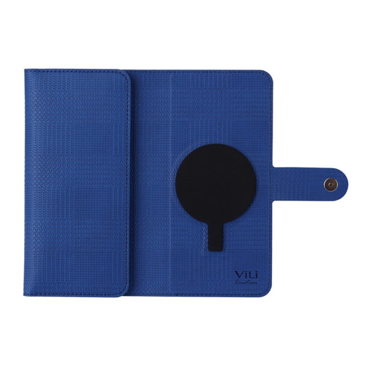 For Samsung Galaxy S24 5G ViLi GHB-C Series RFID MagSafe Magnetic Flip Leather Phone Case(Blue) by ViLi
