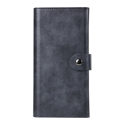 For iPhone 16 ViLi GVS Series MagSafe Magnetic RFID Leather Phone Case(Black) by ViLi