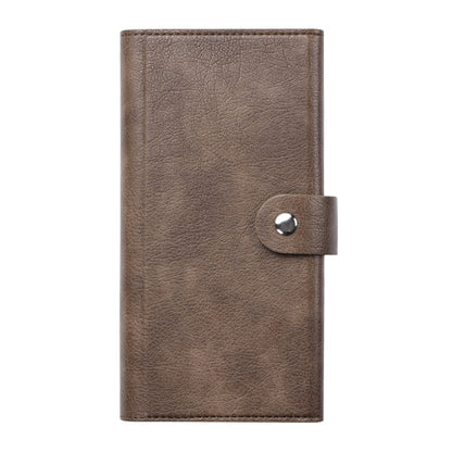 For iPhone 16 ViLi GVS Series MagSafe Magnetic RFID Leather Phone Case(Coffee) by ViLi