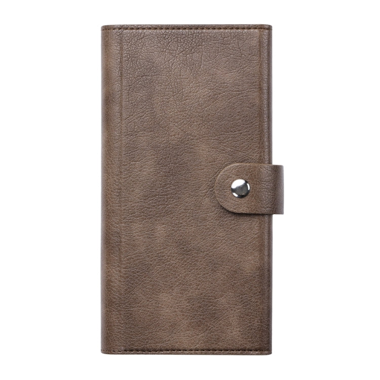 For iPhone 16 Plus ViLi GVS Series MagSafe Magnetic RFID Leather Phone Case(Coffee) by ViLi