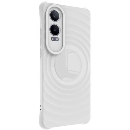 For OnePlus Nord CE4 Lite IMAK UC-6 Series Manbo Frosting Soft Phone Case(White) by imak