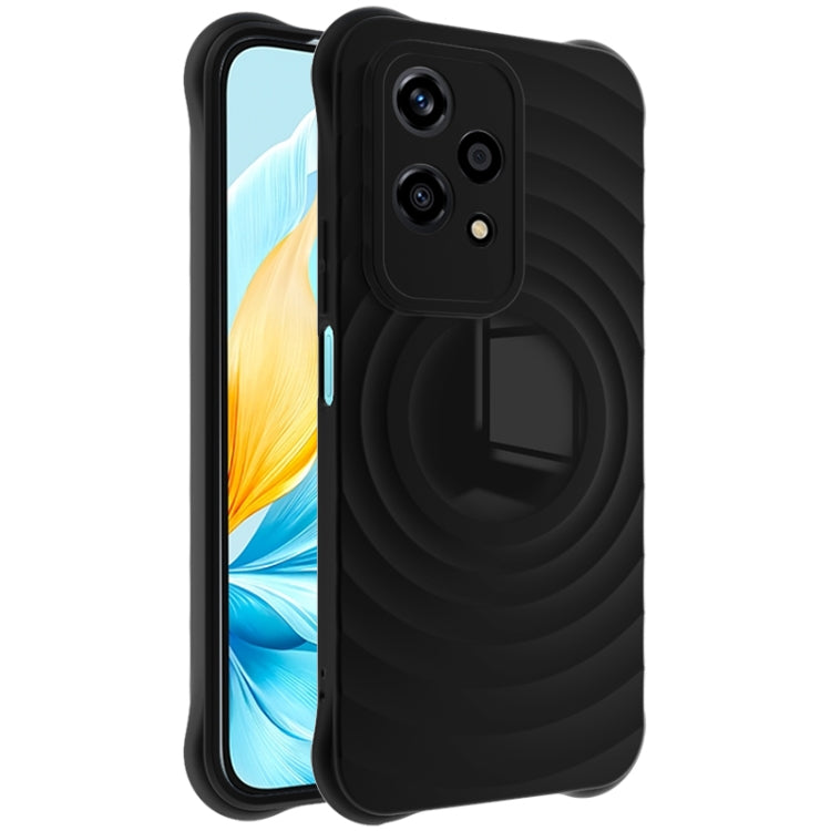 For Honor 200 Lite Global IMAK UC-6 Series Manbo Frosting Soft Phone Case(Black) by imak
