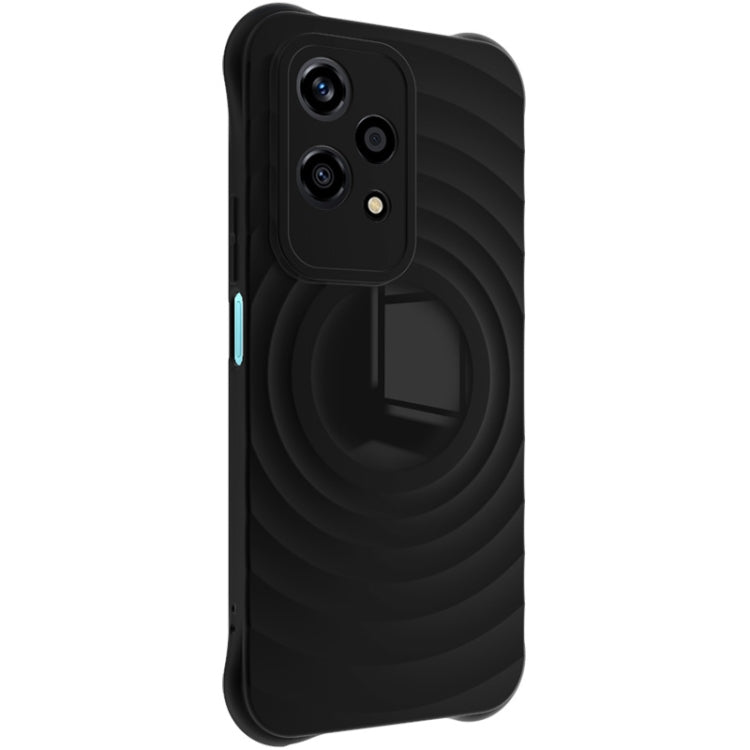 For Honor 200 Lite Global IMAK UC-6 Series Manbo Frosting Soft Phone Case(Black) by imak