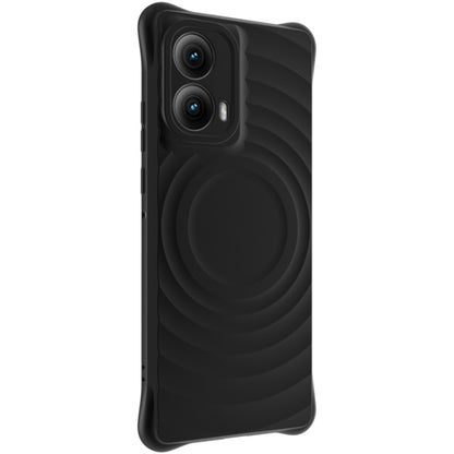 For Motorola Edge 2024 IMAK UC-6 Series Manbo Frosting Soft Phone Case(Black) by imak