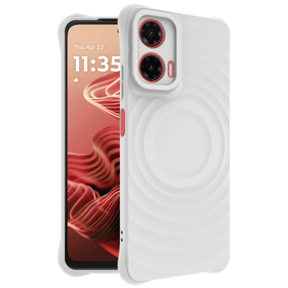 For Motorola Moto G35 5G IMAK UC-6 Series Manbo Frosting Soft Phone Case(White) by imak