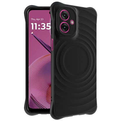 For Motorola Moto G55 5G IMAK UC-6 Series Manbo Frosting Soft Phone Case(Black) by imak