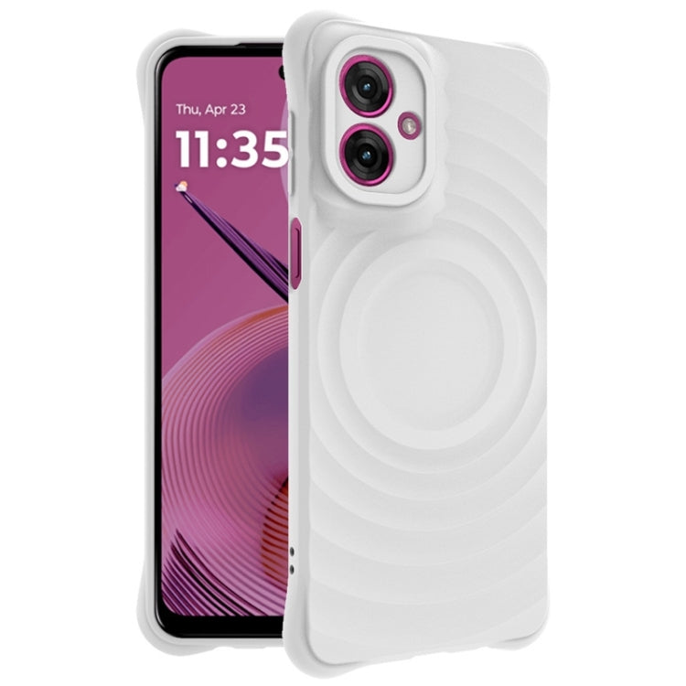 For Motorola Moto G55 5G IMAK UC-6 Series Manbo Frosting Soft Phone Case(White) by imak