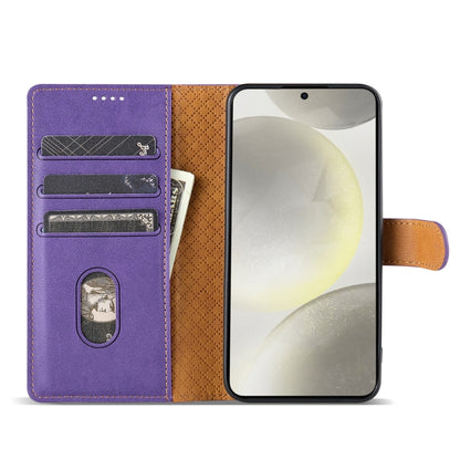 For Google Pixel 8 N.BEKUS CSJ-P1 Solid Color Leather Phone Case(Purple) by N.BEKUS