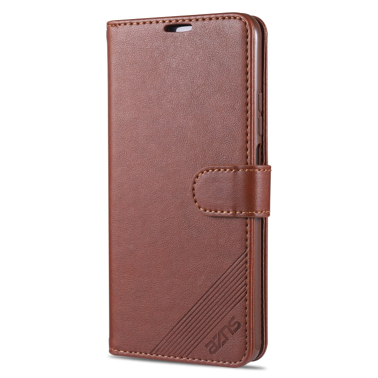 For Huawei Honor 30 Youth AZNS Sheepskin Texture Horizontal Flip Leather Case with Holder & Card Slots & Wallet(Brown) by AZNS