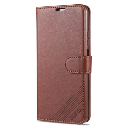For Huawei Honor 30 Youth AZNS Sheepskin Texture Horizontal Flip Leather Case with Holder & Card Slots & Wallet(Brown) by AZNS