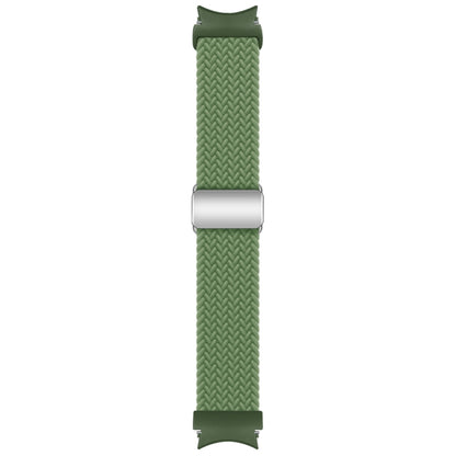 For Samsung Galaxy Watch 7 / 6 / 5 / 4 Nylon Loop Magnetic Buckle Watch Band(Cactus) by bashfashion