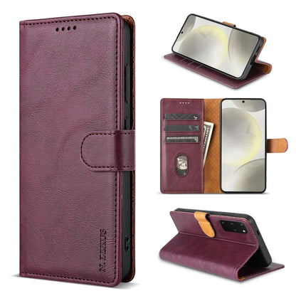 For Motorola Moto G Power 5G N.BEKUS CSJ-P1 Solid Color Leather Phone Case(Wine Red) by N.BEKUS