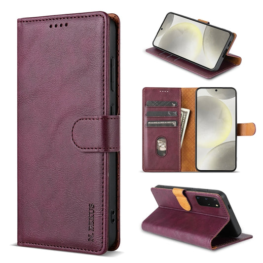 For Motorola Moto G Power 5G N.BEKUS CSJ-P1 Solid Color Leather Phone Case(Wine Red) by N.BEKUS