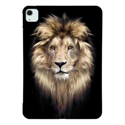 For iPad Air 10.9 2022 / 2020 Color Painting Pattern Smart Tablet TPU Case(Lion) by bashfashion