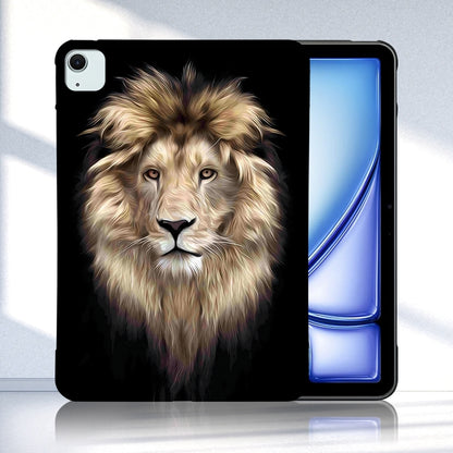 For iPad Air 10.9 2022 / 2020 Color Painting Pattern Smart Tablet TPU Case(Lion) by bashfashion