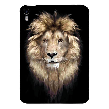 For iPad mini 2024 / mini 6 Color Painting Pattern Smart Tablet TPU Case(Lion) by bashfashion