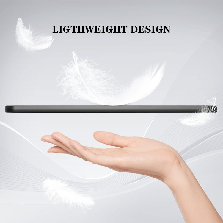 For iPad Pro 12.9 2022 / 2021 / 2020 Color Painting Pattern Smart Tablet TPU Case(Black Rose) by bashfashion