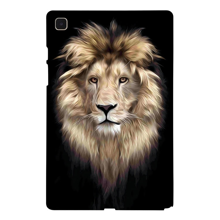 For Samsung Galaxy Tab A7 10.4 2020 Color Painting Pattern Smart Tablet TPU Case(Lion) by bashfashion